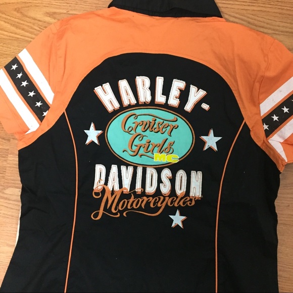 Women’s blouse Harley Davison size xl cruiser girl - Picture 5 of 5